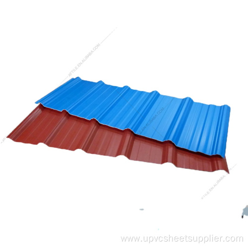 ASA UPVC Roofing Tile Heat Insulation For Warehouse